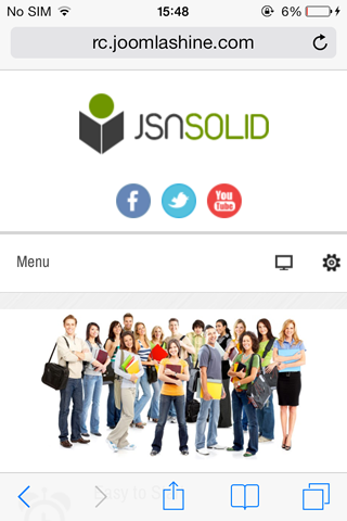 Mobile layout overview